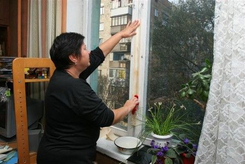 Утепление окон на зиму