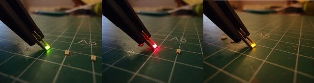 Тестер для проверки полярности светодиодов формата SMD