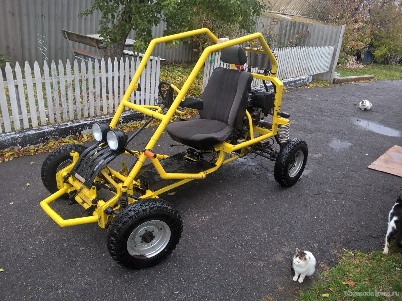 Самодельное багги с двигателем 300cc V4 RS