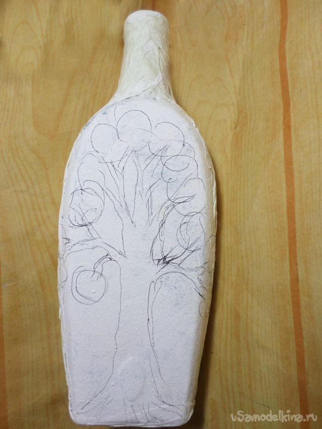 Декоративная бутылка «Денежное дерево»
