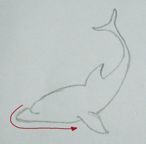 Серьги «Дельфины» из проволоки и бусин
