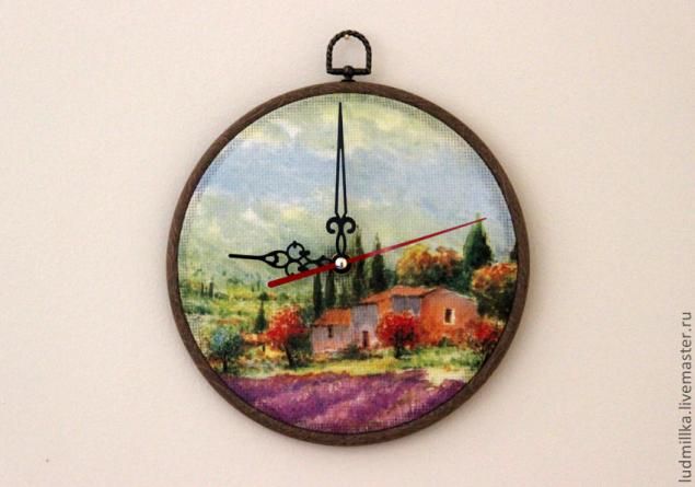 Часы «Прованский пейзаж»