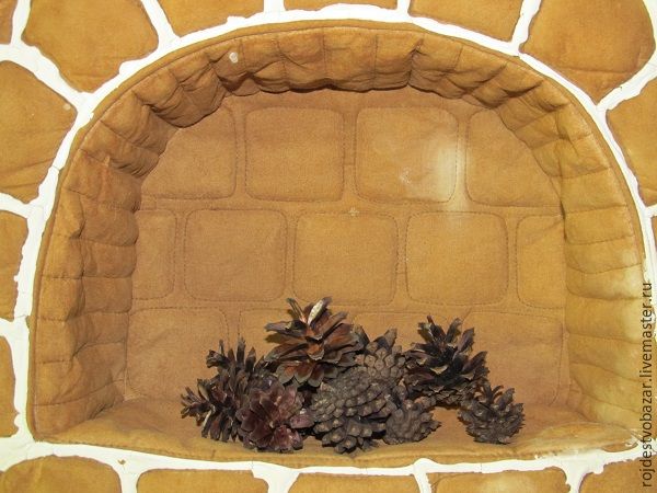 Декоративный камин «Пряничный домик»
