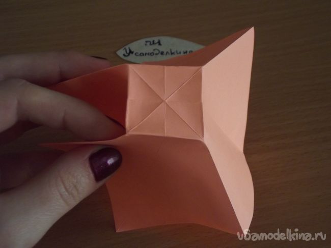 Бантики из бумаги в технике оригами