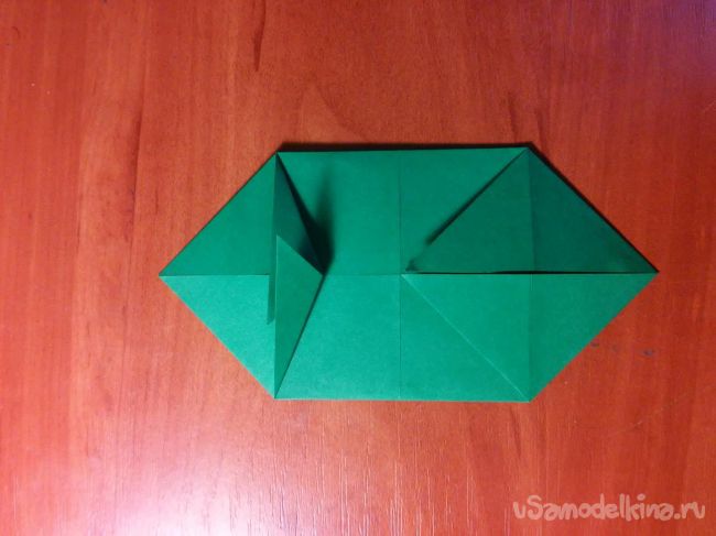 Оригами - стегозавр из бумаги
