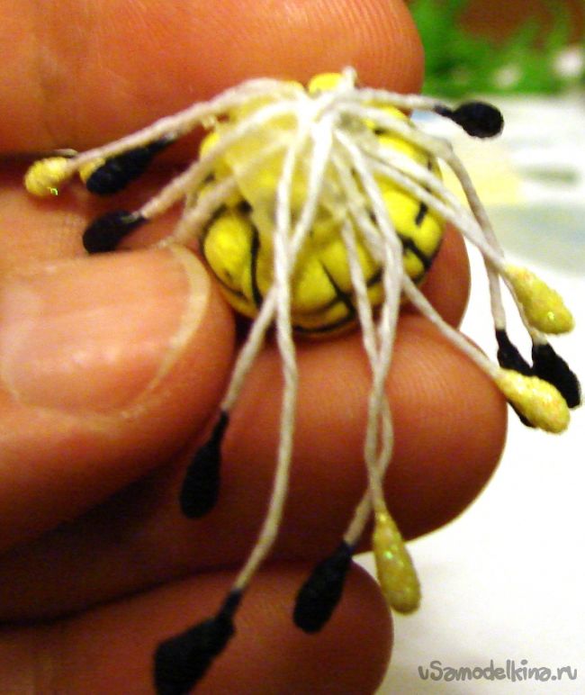 Анемона дикорастущая из фоамирана