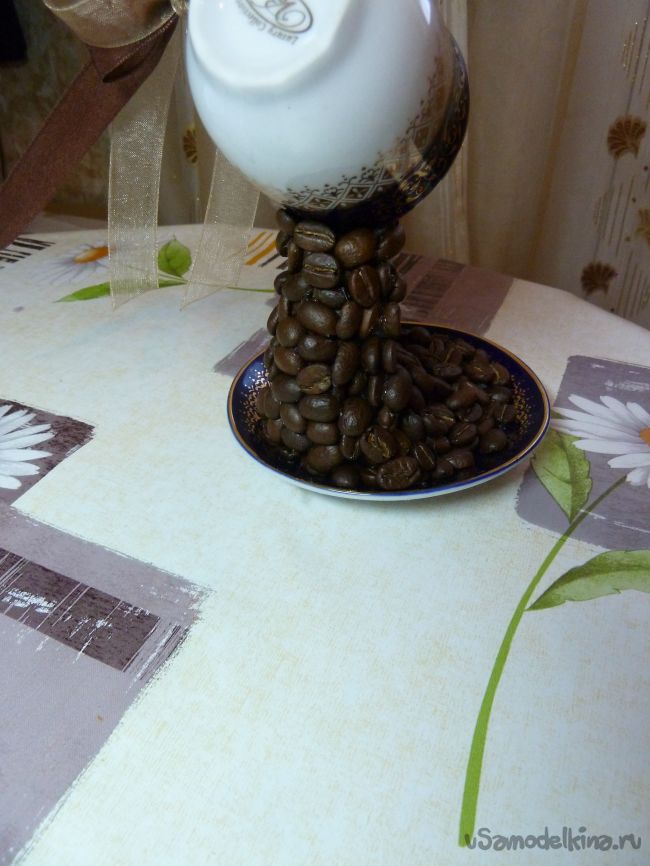Парящая кружка с кофе